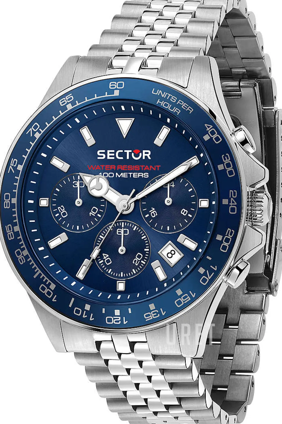 230 Blå/Stål Ø43 mm