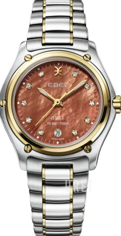 1911 Brun/18 karat gult guld Ø30 mm