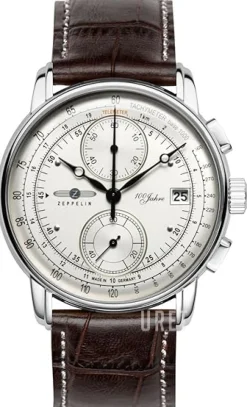 100 Jahre Beige/Läder Ø42 mm