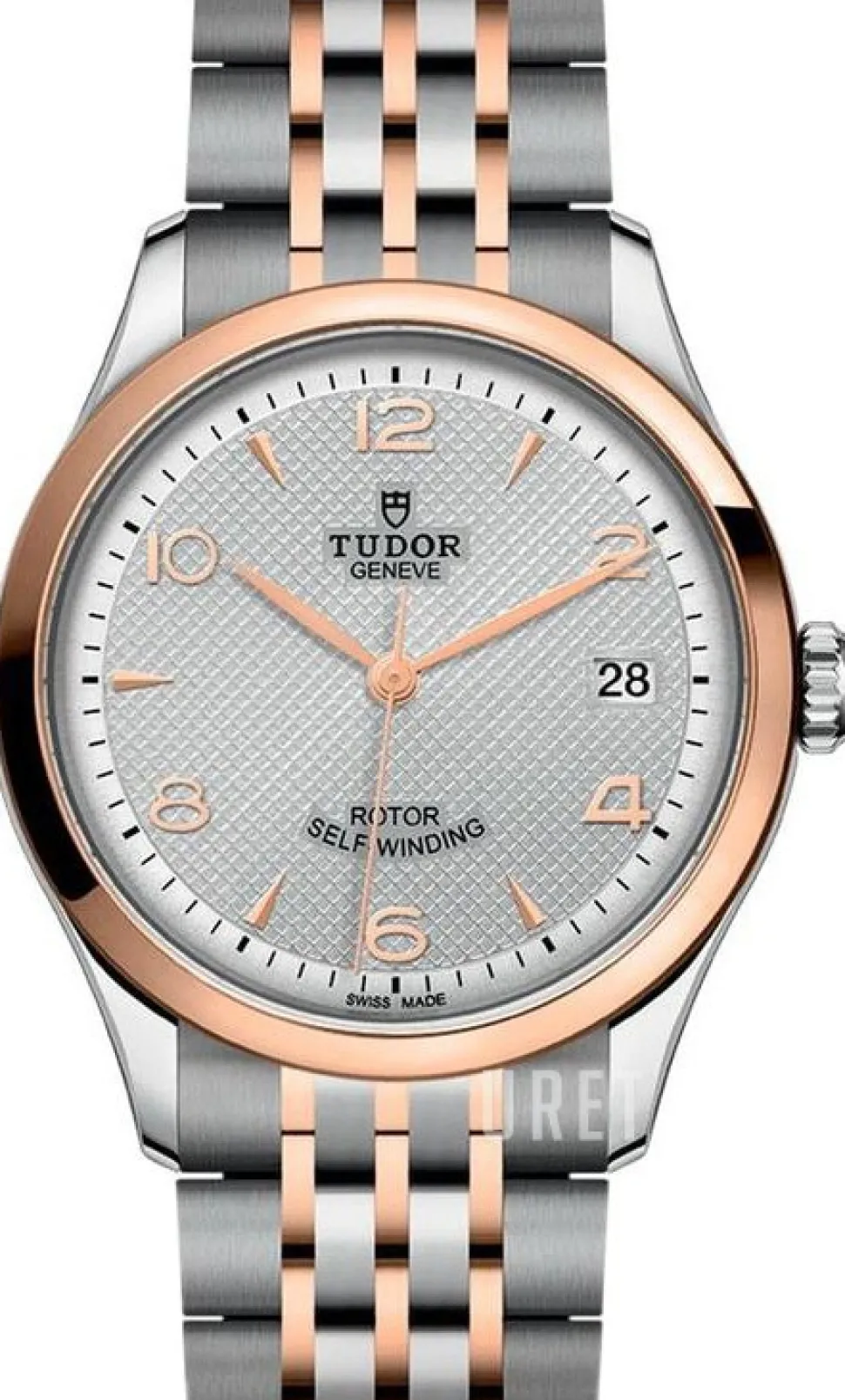 1926 Silverfärgad/Roséguldstonat stål Ø36 mm