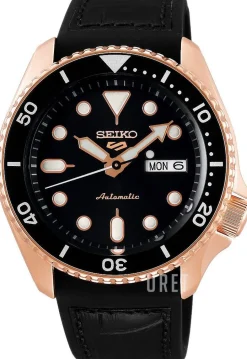 5 Sports Svart/Läder Ø43 mm