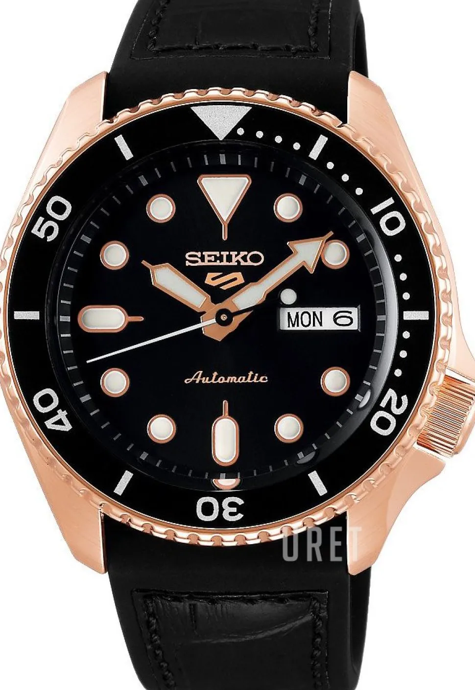 5 Sports Svart/Läder Ø43 mm