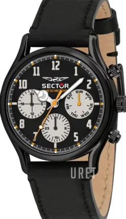 660 Svart/Läder Ø43 mm