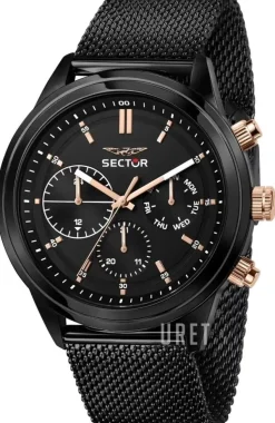 670 Svart/Stål Ø45 mm