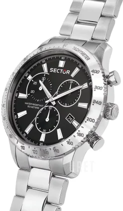 270 Svart/Stål Ø45 mm