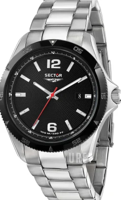 650 Svart/Stål Ø43 mm