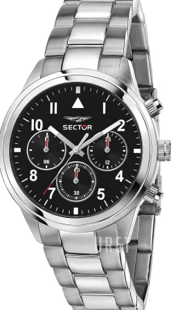 670 Svart/Stål Ø40 mm