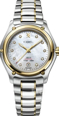 1911 Vit/18 karat gult guld Ø30 mm