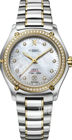 1911 Vit/18 karat gult guld Ø30 mm