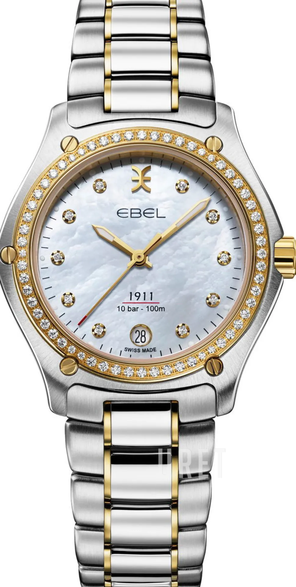 1911 Vit/18 karat gult guld Ø34 mm