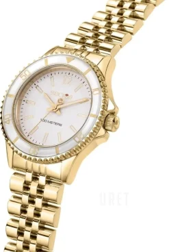 230 Vit/Guldtonat stål Ø32 mm