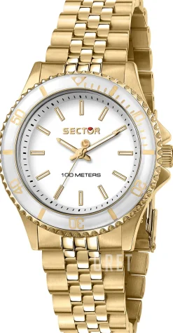 230 Vit/Gulguldtonat stål Ø35 mm