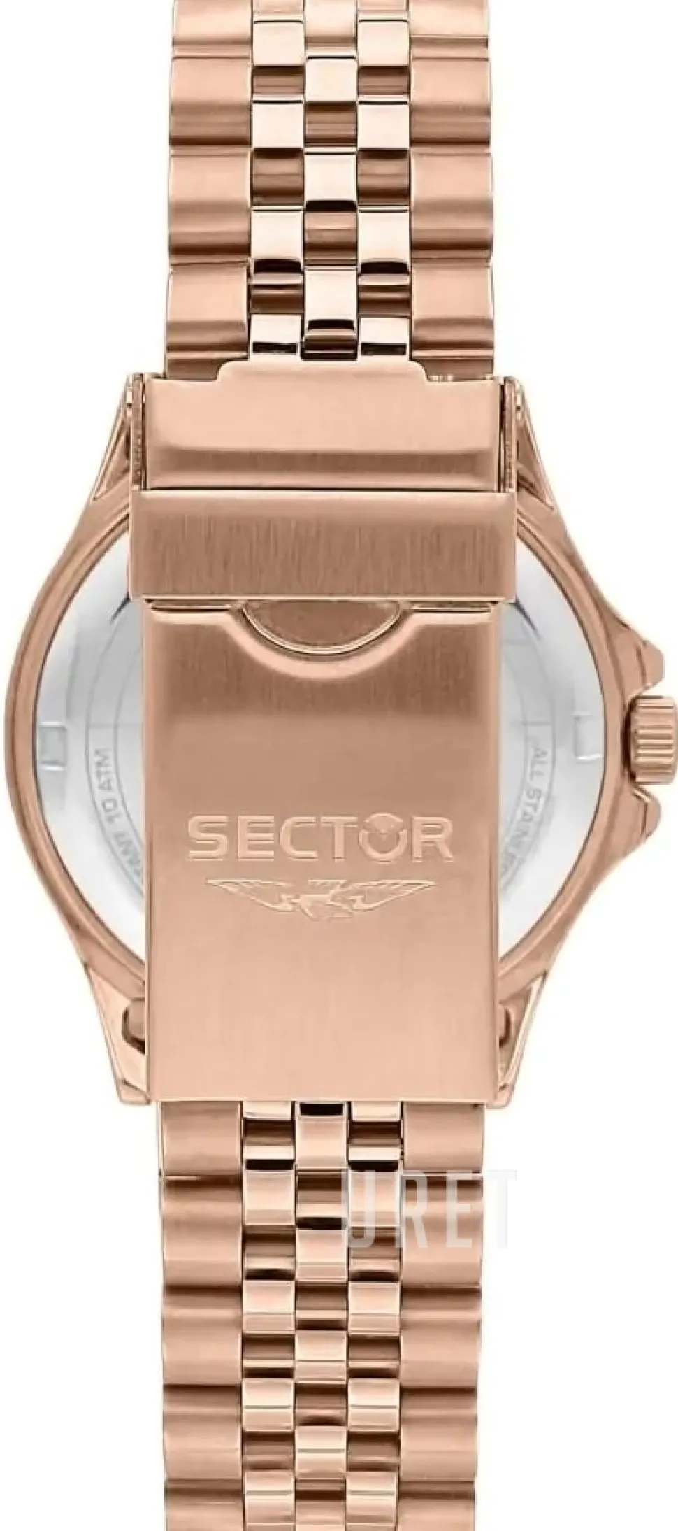 230 Vit/Roséguldstonat stål Ø35 mm