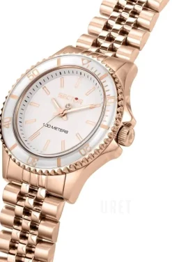 230 Vit/Roséguldstonat stål Ø35 mm