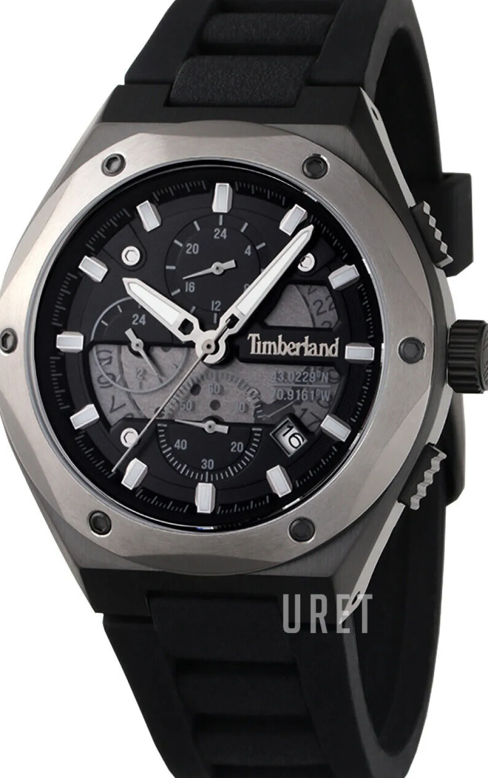 Abbotville Svart/Gummi Ø45 mm