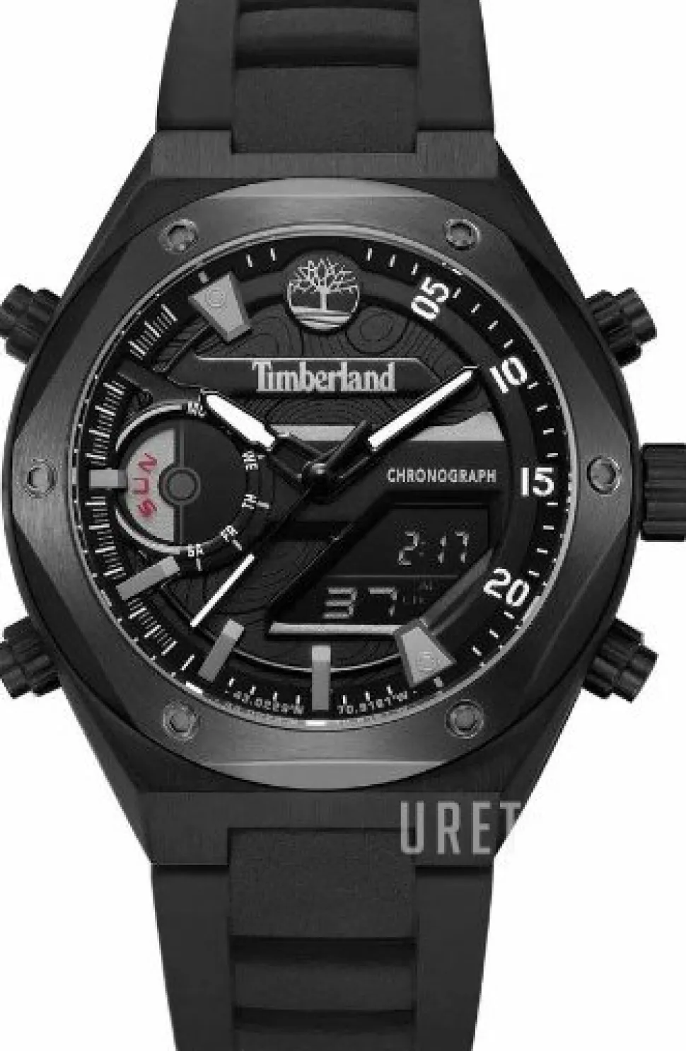 Abbotville Svart/Gummi Ø45 mm