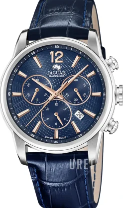 Acamar Blå/Läder Ø42 mm