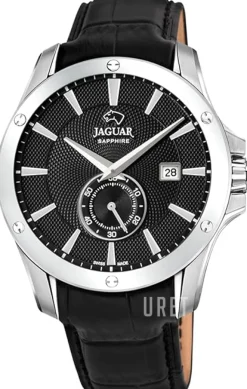 Acamar Svart/Läder Ø44 mm