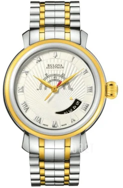 Accutron Silverfärgad/Gulguldtonat stål Ø41 mm