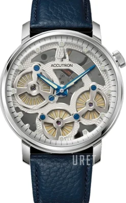 Accutron Spaceview Evolution Grå/Läder Ø44 mm