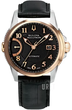 Accutron Svart/Läder Ø43 mm