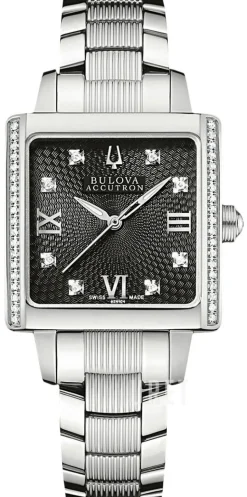 Accutron Svart/Stål