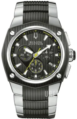 Accutron Svart/Stål Ø42 mm