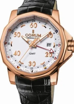 Admirals Cup Challaenger 44 Vit/Läder Ø44 mm