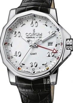 Admirals Cup Challaenger 44 Vit/Läder Ø44 mm