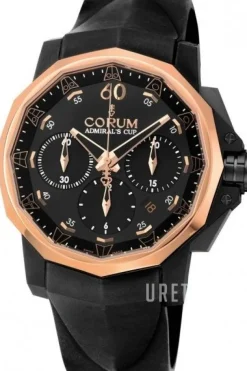 Admirals Cup Challaenger 44 Svart/Gummi Ø44 mm