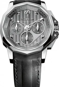 Admirals Cup Challaenger 44 Grå/Läder Ø44 mm