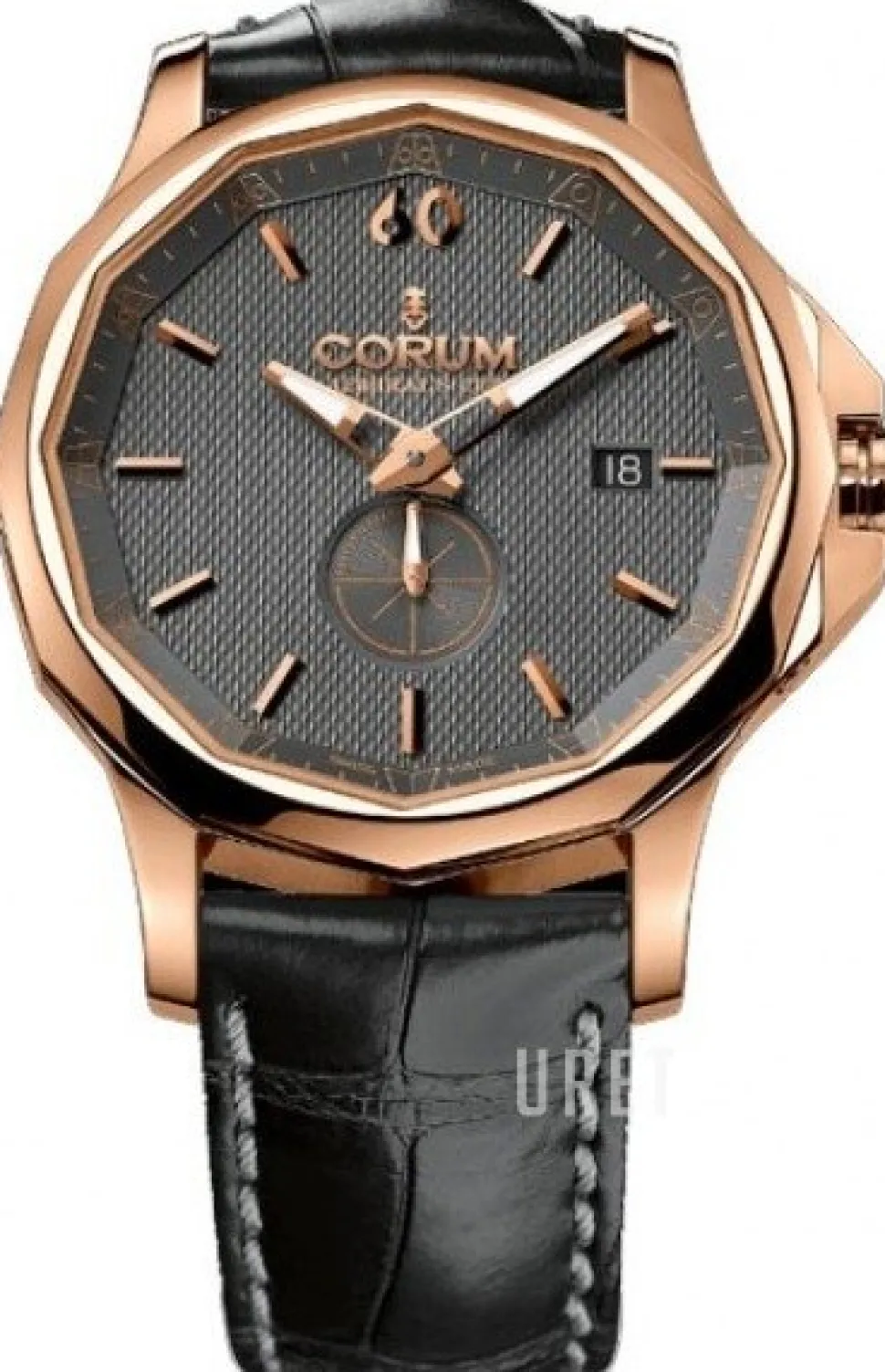 Admirals Cup Legend 42 Grå/Läder Ø42 mm