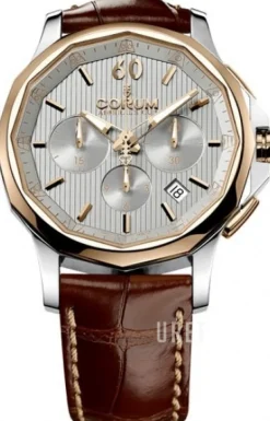 Admirals Cup Legend 42 Silverfärgad/Läder Ø42 mm