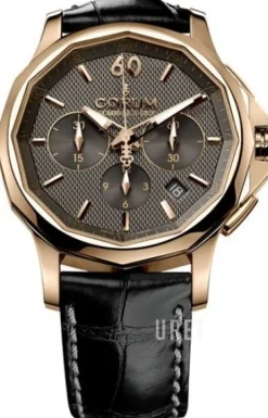 Admirals Cup Legend 42 Svart/Läder Ø42 mm