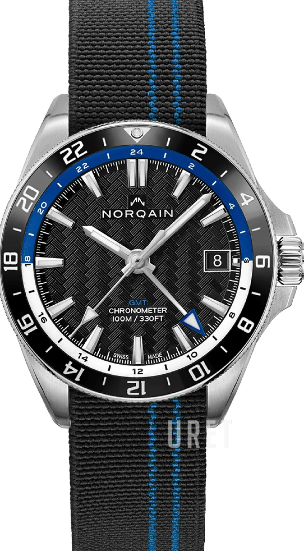 Adventure Svart/Läder Ø41 mm