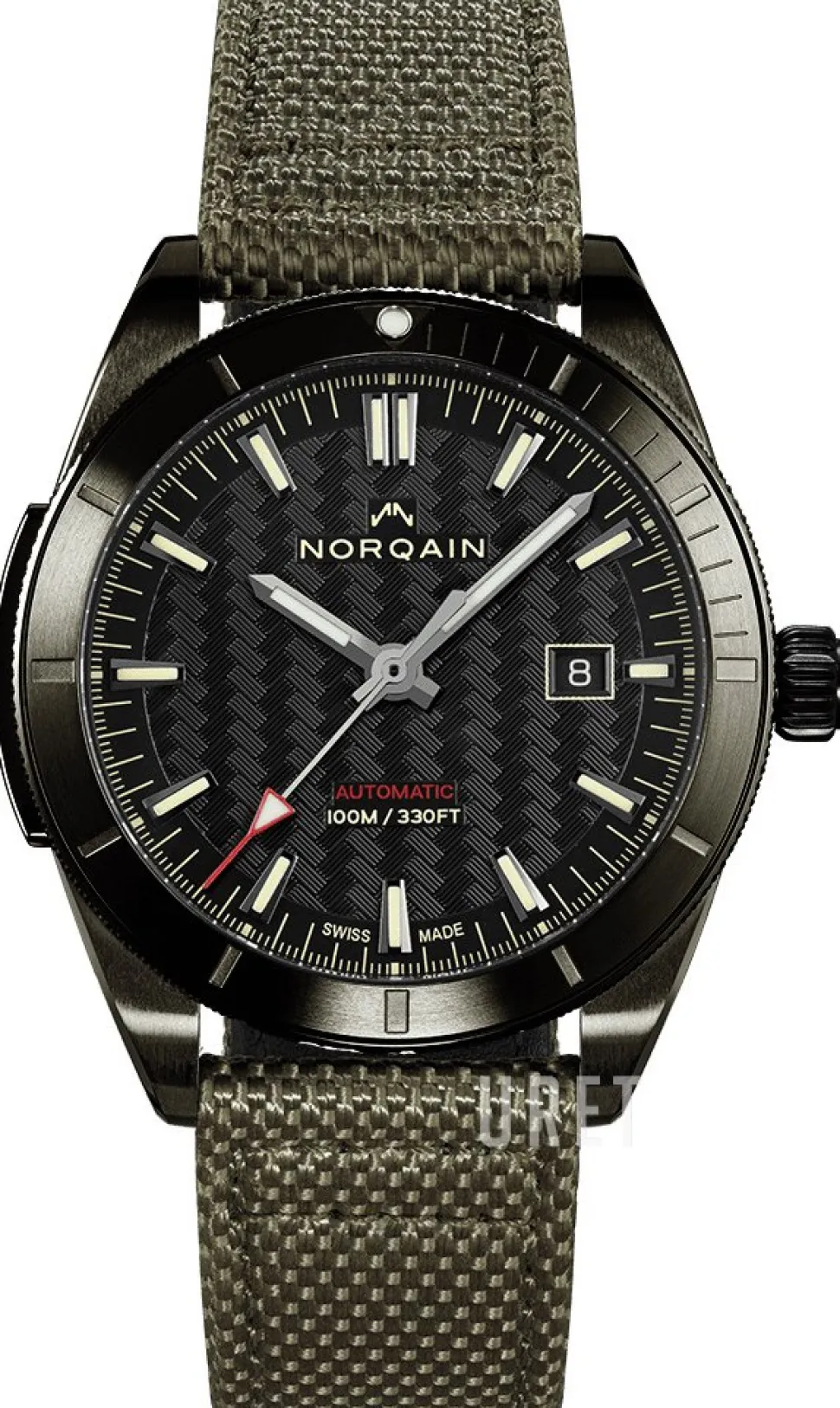 Adventure Svart/Läder Ø42 mm