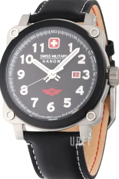 Aerograph Svart/Läder Ø43 mm