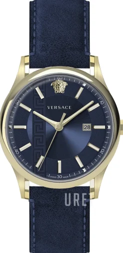 Aiakos Blå/Läder Ø44 mm