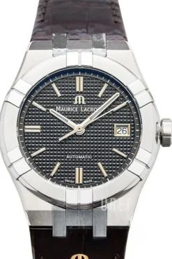 Aikon Grå/Läder Ø39 mm