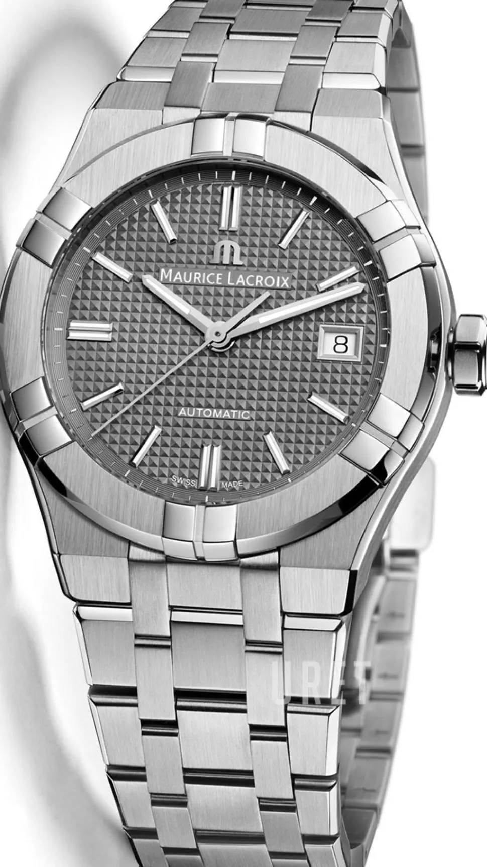 Aikon Grå/Stål Ø39 mm