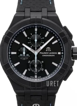 Aikon Svart/Läder Ø44 mm