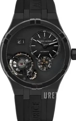 Aikon Svart/Läder Ø45 mm