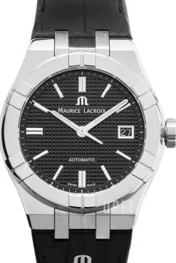 Aikon Svart/Läder Ø39 mm