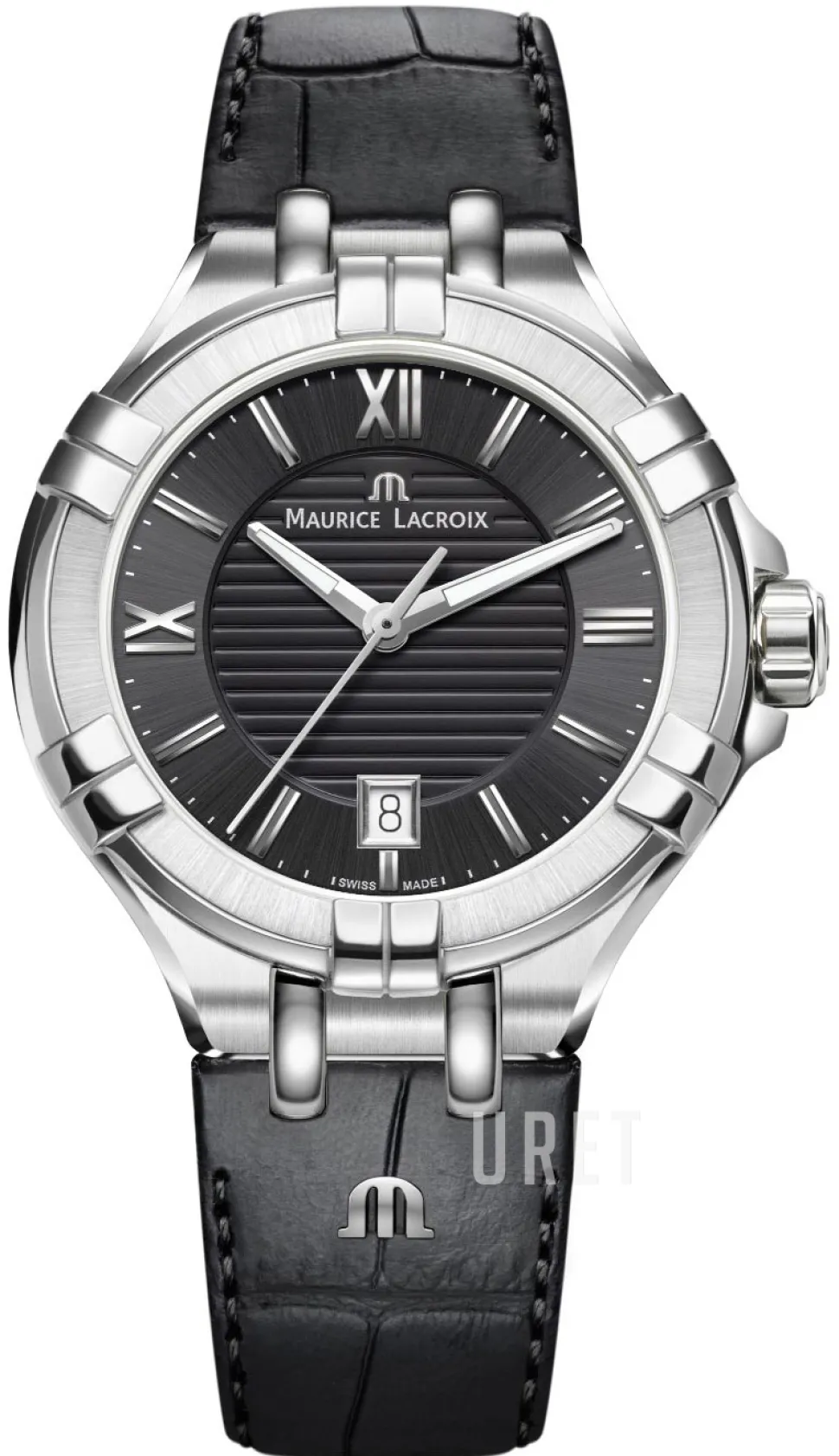 Aikon Svart/Läder Ø30 mm