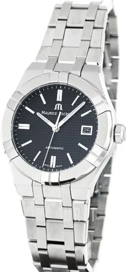 Aikon Svart/Stål Ø39 mm