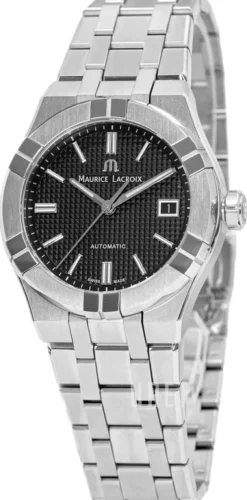 Aikon Svart/Stål Ø42 mm