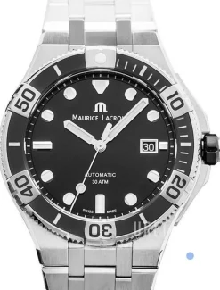 Aikon Svart/Stål Ø43 mm