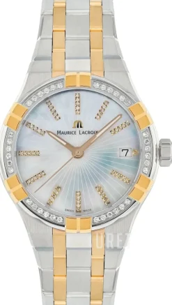 Aikon Vit/Gulguldtonat stål Ø35 mm