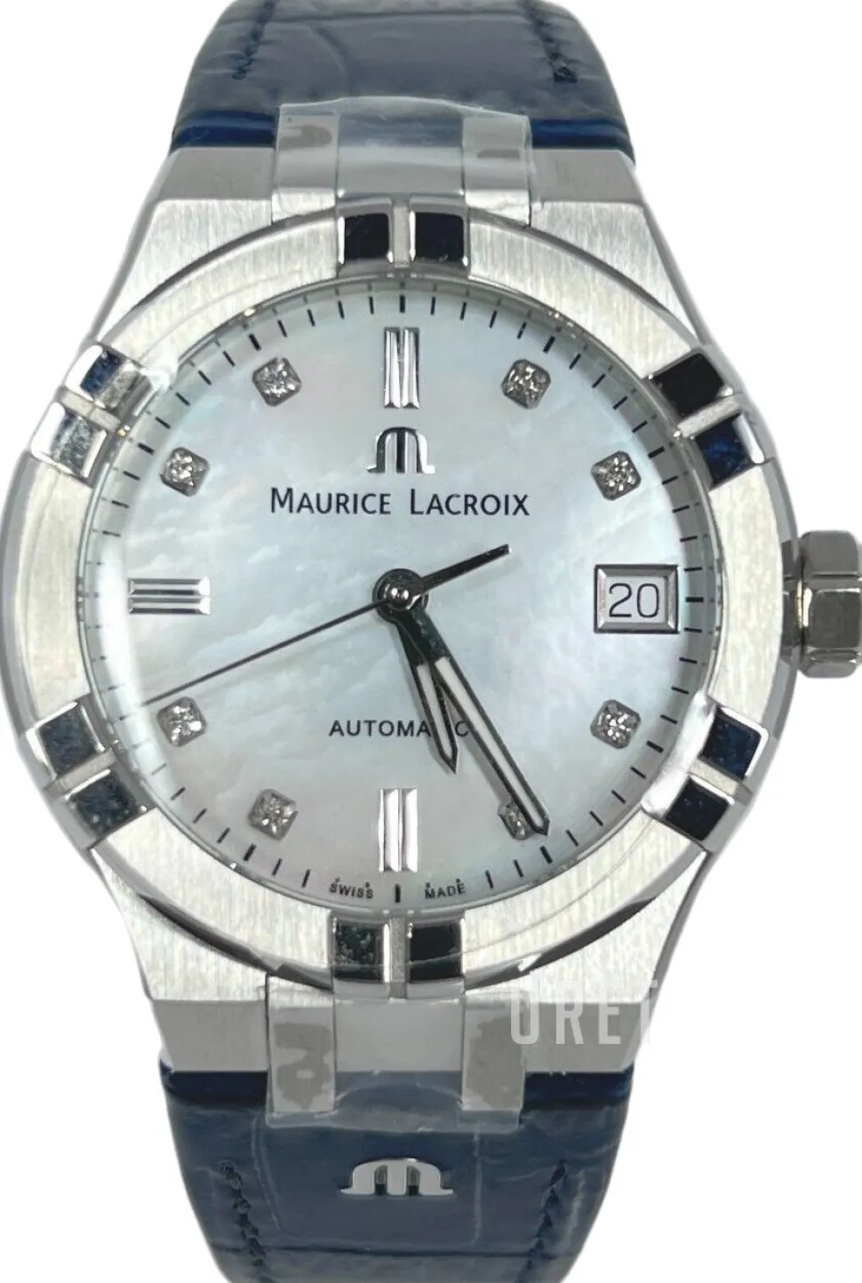 Aikon Vit/Läder Ø35 mm