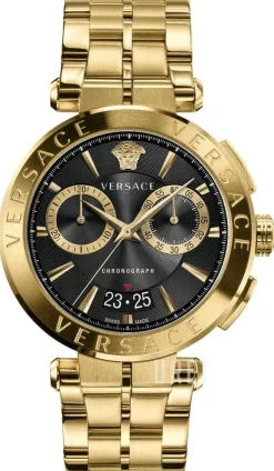 Aion Svart/Guldtonat stål Ø45 mm